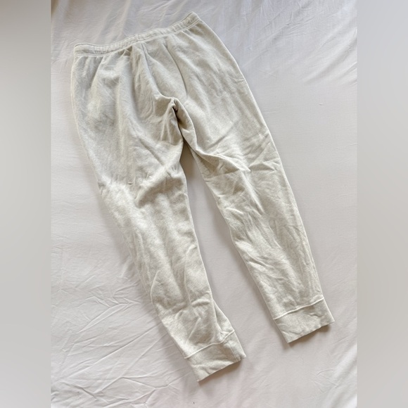 Nike Mens Athletic Dept Jogger Sweatpants Sz Large Cream Athleisure - Picture 2 of 6